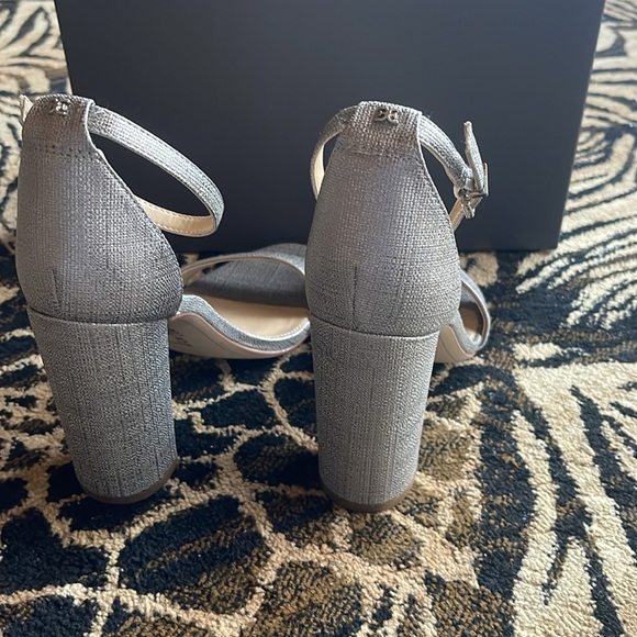 New Sam Edelman sandals in silver color. 4” heels. - Picture 3 of 6